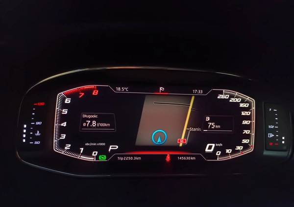 Seat Leon cena 67950 przebieg: 145630, rok produkcji 2019 z Łuków małe 631